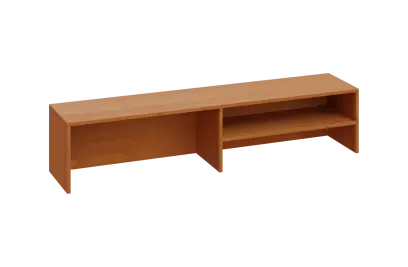 BNN 2 - 142 nástavba stolová, deska 25 mm, 342x1400x340, olše jantar